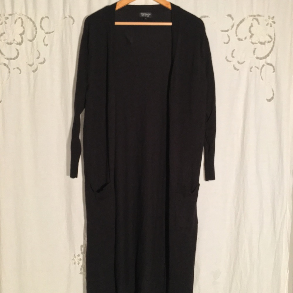 TOPSHOP Long Oversized Cardigan with Pockets
